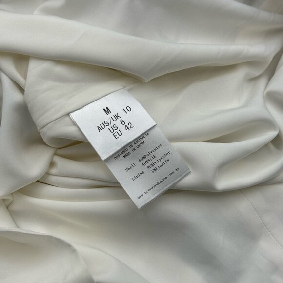 🆕 BRONX & BANCO 🧿 NWOT Santorini Long-Sleeve Tiered Floral Burnout Dress, Sz M - Picture 16 of 17